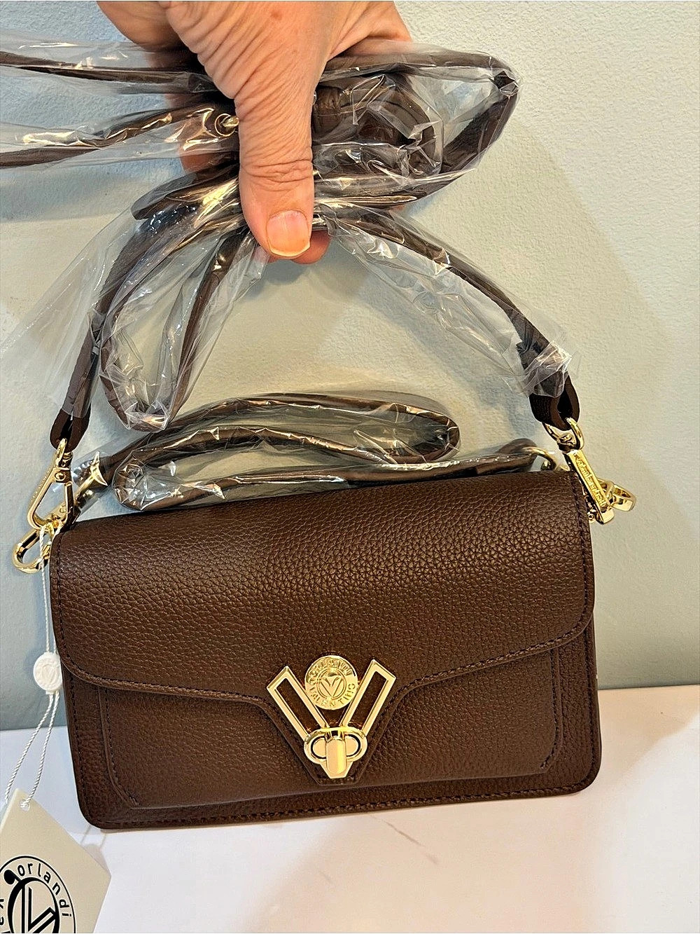 Valentino Orlandi VOSB-004P Crossbody Bags Brown Size One Size
